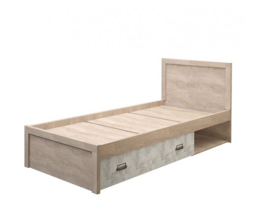Кровать 90/D2 Дизель (дуб мадура/энигма)