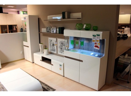 Шкаф с витриной 3D/TYP 01 Линате