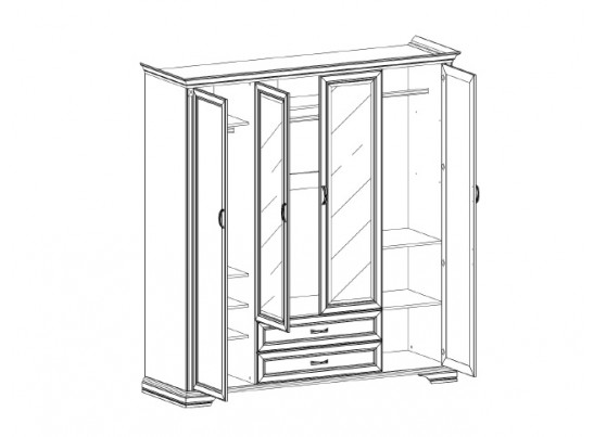 Шкаф 4D2S Монако Шкаф 4D2S Монако