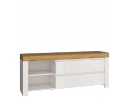 Тумба ТВ Таурус, белый\дуб вотан