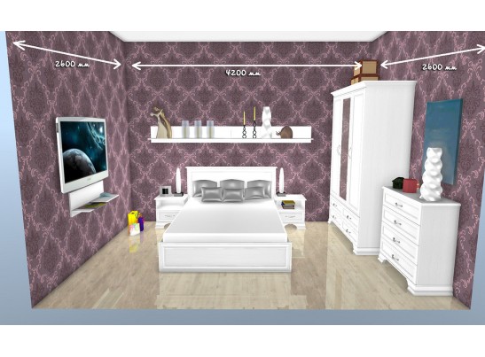 Кровать двуспальная Тиффани