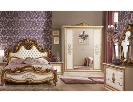 Спальня "Анита" c 4х дверным шкафом (беж)