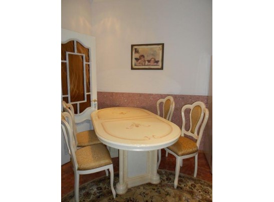 Стол обеденный Роза (раскладной) беж