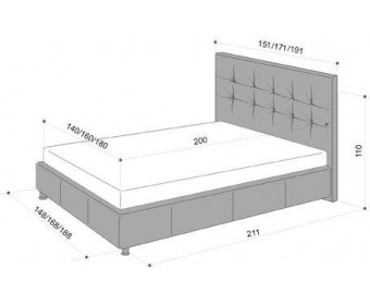 Кровать Verona 