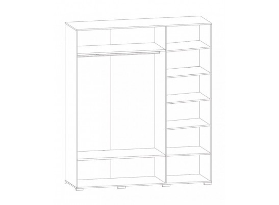 Спальня AZTECA, белый глянец