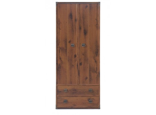 Шкаф для одежды с полками ИНДИАНА JSZF 2D2S