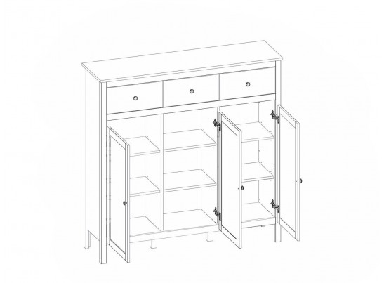 Гостиная HELGA, белый