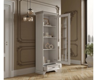 Витрина Кентаки белый REG1W1S