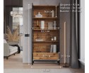 Витрина Лофт дуб вотан REG2W1S