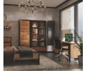 Витрина Лофт дуб вотан REG2W1S