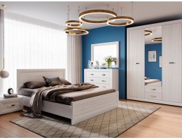 Спальный гарнитур MALTA, лиственница сибирская/орех лион