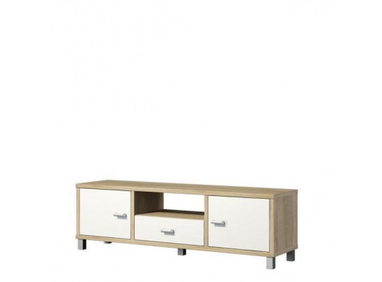 Гостиная Домино Сонома 2 (белый глянец, дуб сонома)