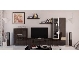 Гостиная Фортуна 6 (зебравуд глянец)