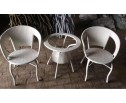 Комплект BISTRO WICKER TB885+F60 (стол + 2 кресла), черный
