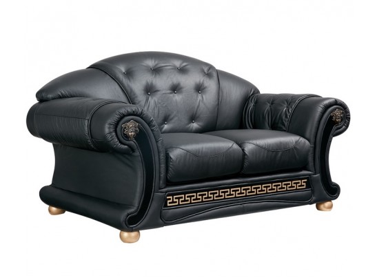 Диван 2х местный Versace black