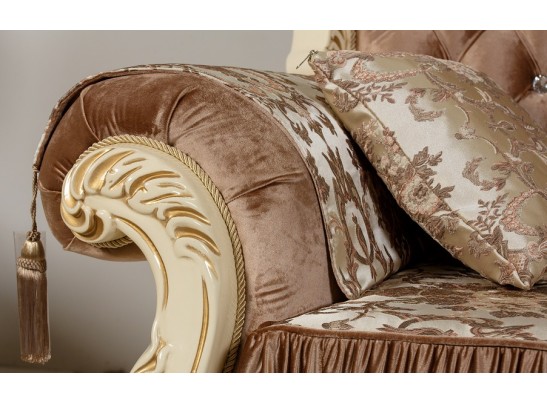 Кресло Эсмеральда, крем (ткань беж)