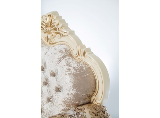 Кресло Илона, крем (ткань беж)