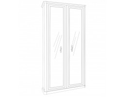 Шкаф 2-створчатый Натали без стоевых, белый Шкаф 2-створчатый Натали без стоевых, белый
