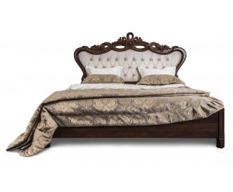 Кровать с мягким изголовьем "Афина" 160 караваджо