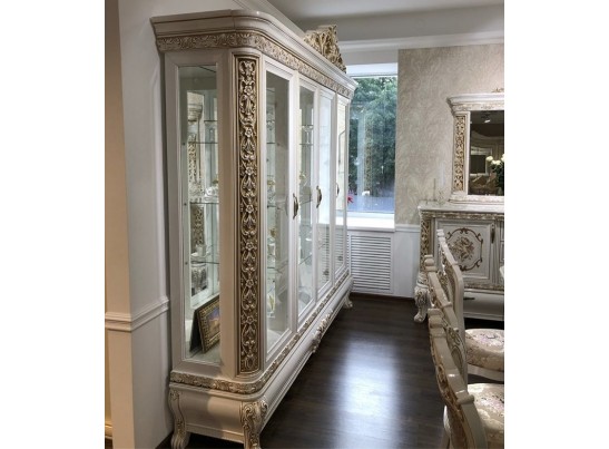 Сервант Алсу белый глянец