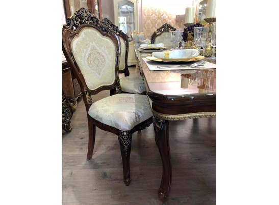 Обеденная зона "Джоконда" (стол и 6 стульев) (корень дуба)