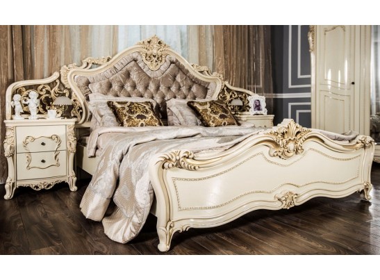 Прикроватная тумбочка Джоконда (крем глянец)