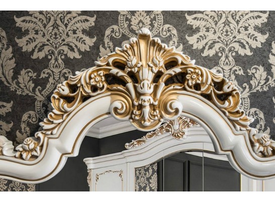 Шкаф 5-створчатый Флоренция, белый