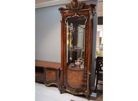 Витрина левая Марселла корень дуба