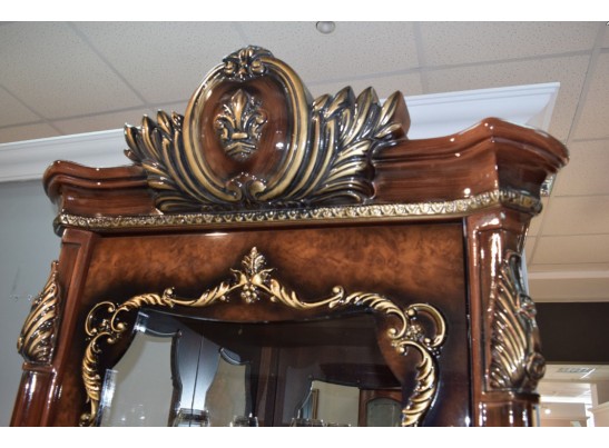 Витрина левая Марселла корень дуба