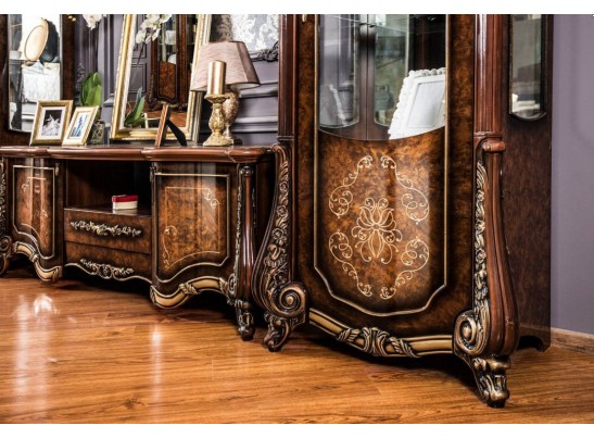 Витрина левая Марселла корень дуба