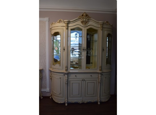 Сервант "Джоконда" 1,9 (крем глянец)