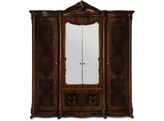 Шкаф 4-ств. Илона орех караваджо