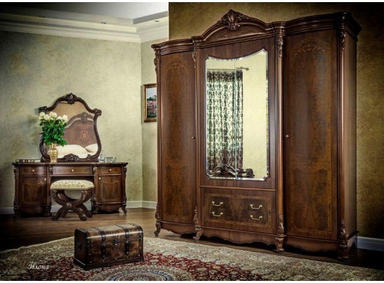 Шкаф 4-ств. Илона орех караваджо