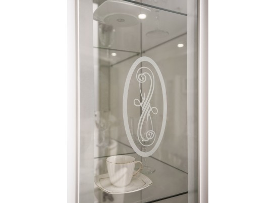 Гостиная Мишель 1+2, белая матовая