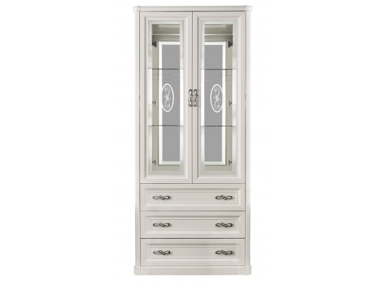 Гостиная Мишель 1+2, белая матовая