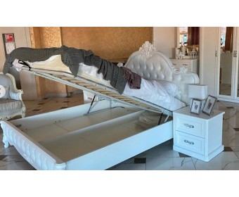Кровать двуспальная с подъемным механизмом Мишель 160