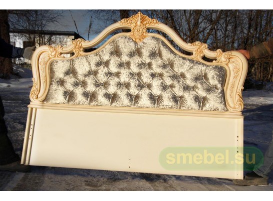 Спальня Мона Лиза (крем) с мягким изголовьем