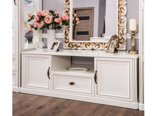 Гостиная Натали 2+1, белый глянец