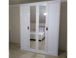 Шкаф 4-створчатый Натали, белый Шкаф 4-створчатый Натали, белый