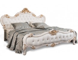 Кровать двуспальная с мягким изголовьем Натали 160 Кровать двуспальная с мягким изголовьем Натали 160