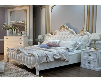 Спальня Натали с 3-створчатым шкафом, белая