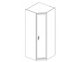 Секция шкаф угловой Натали, белый Секция шкаф угловой Натали, белый