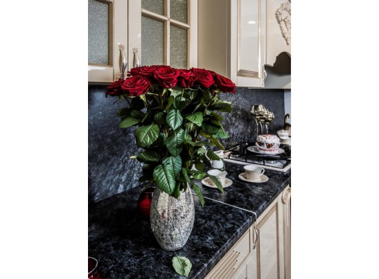 Модульная кухня Верона 3,9 м, крем глянец