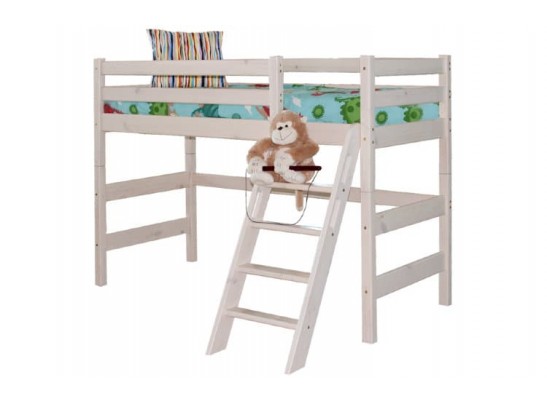 Низкая кровать Соня Вариант 12 (с наклонной лестницей)