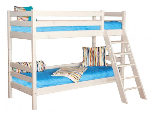 Двухъярусная кровать Соня Вариант 10 (с наклонной лестницей)