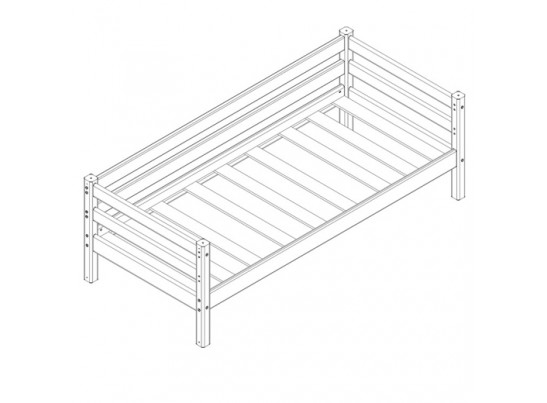 Кровать Соня Вариант 3 (с защитой по периметру)