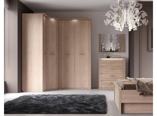 Спальный гарнитур "Элана" Вариант 1 (дуб сонома)