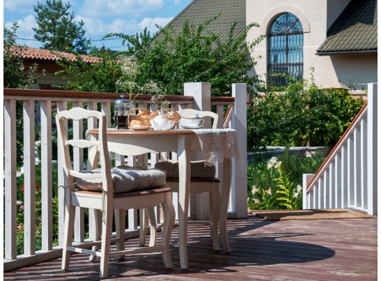 Стул с твердым сиденьем ST9308 (белая карамель)