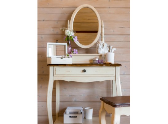 Туалетный столик с овальным зеркалом ST9321