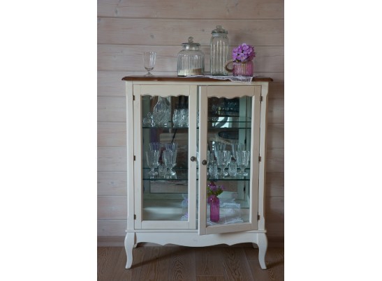 Витрина (двойная) ST9318 (белая карамель)